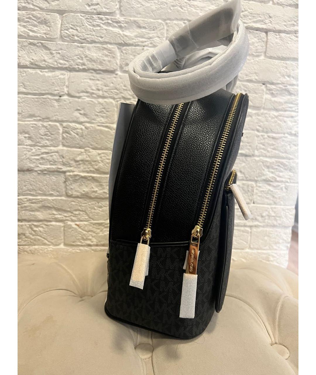 MICHAEL KORS Серый кожаный рюкзак, фото 4