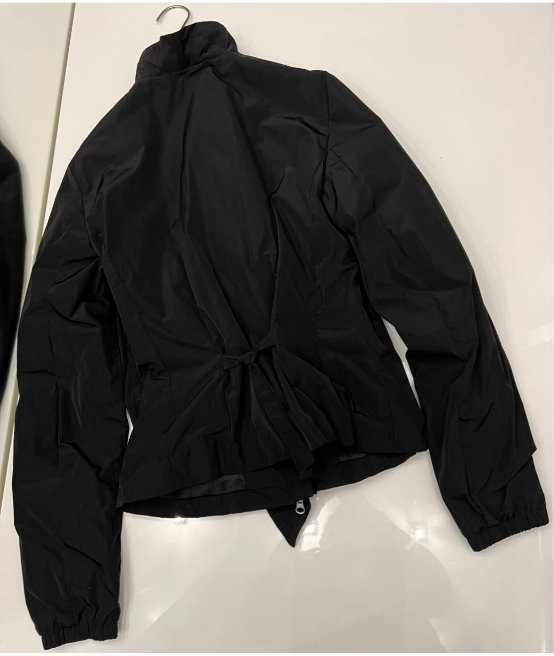 ARMANI JEANS Черная полиэстеровая куртка, фото 2