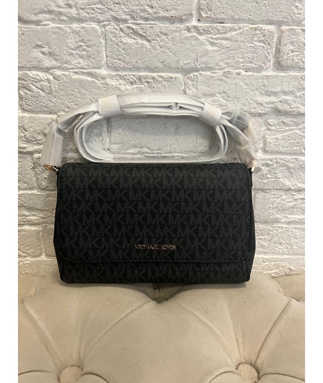 MICHAEL KORS Серая кожаная сумка через плечо, фото 3