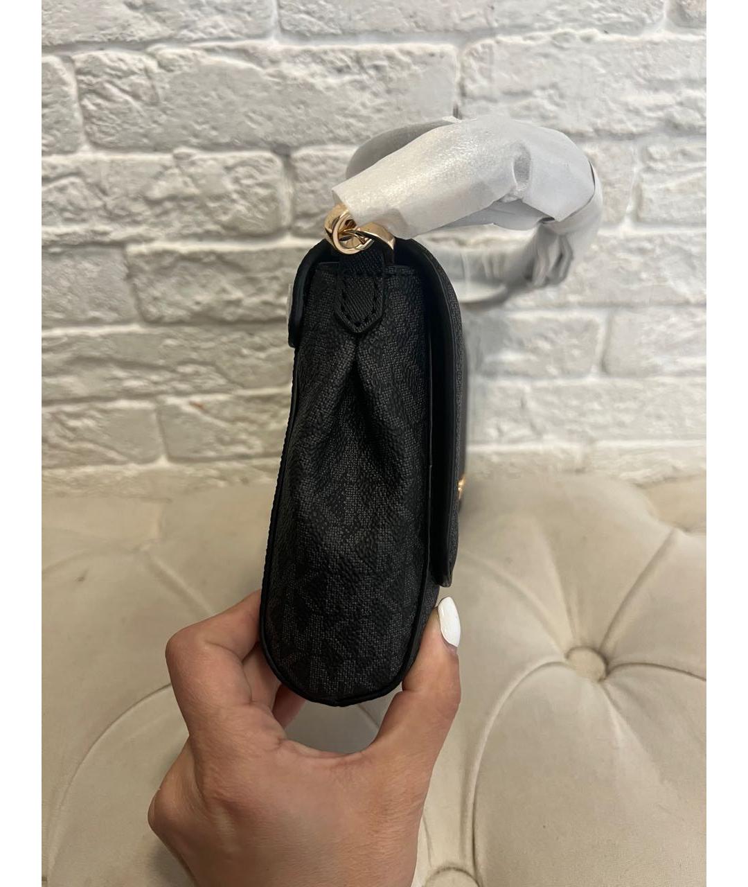 MICHAEL KORS Серая кожаная сумка через плечо, фото 4