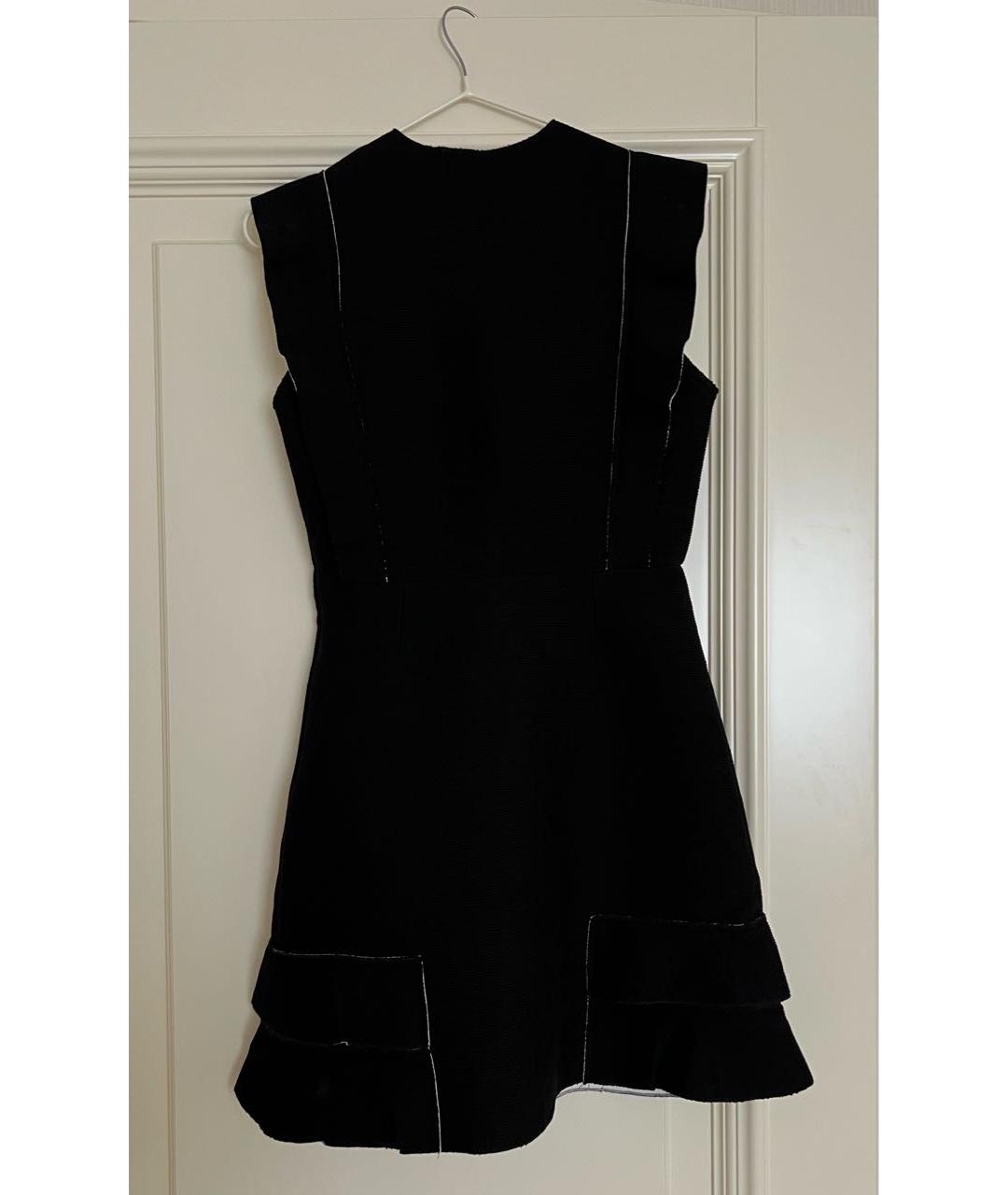 SANDRO Черное полиамидовое коктейльное платье, фото 2