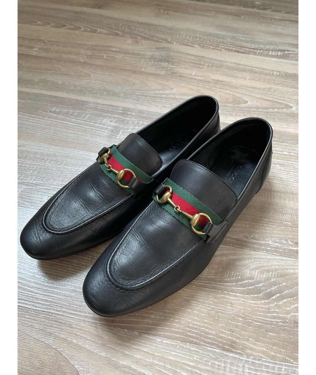 GUCCI Кожаные лоферы, фото 2