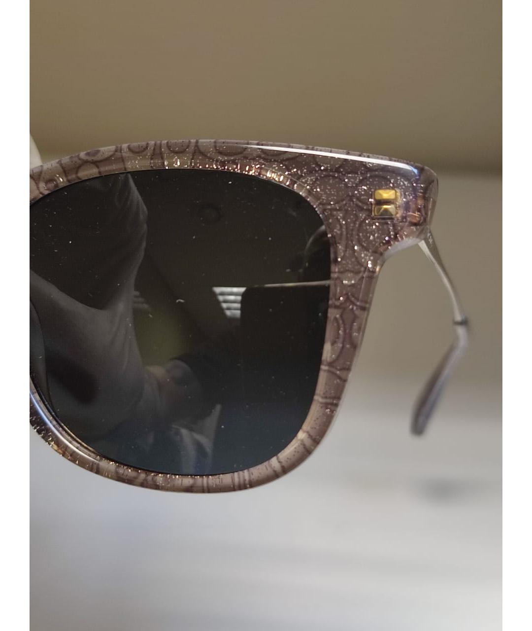 COACH Серые пластиковые солнцезащитные очки, фото 7