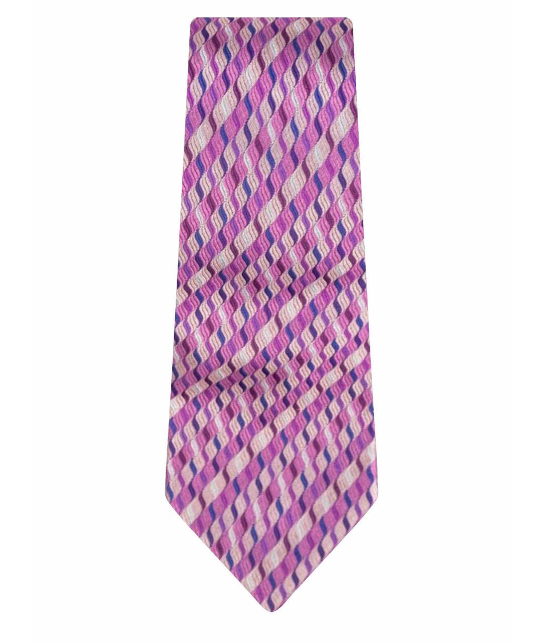 UOMO COLLEZIONI Фиолетовый шелковый галстук, фото 1