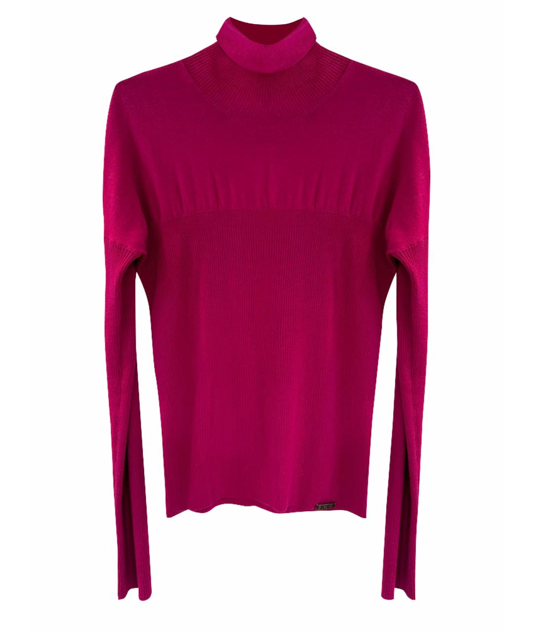 ICEBERG Розовый шерстяной джемпер / свитер, фото 1