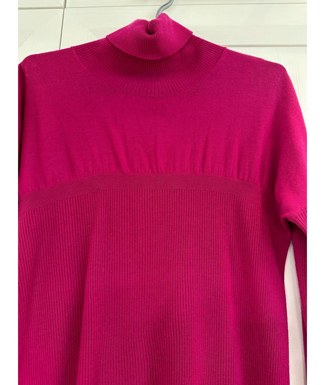 ICEBERG Розовый шерстяной джемпер / свитер, фото 3