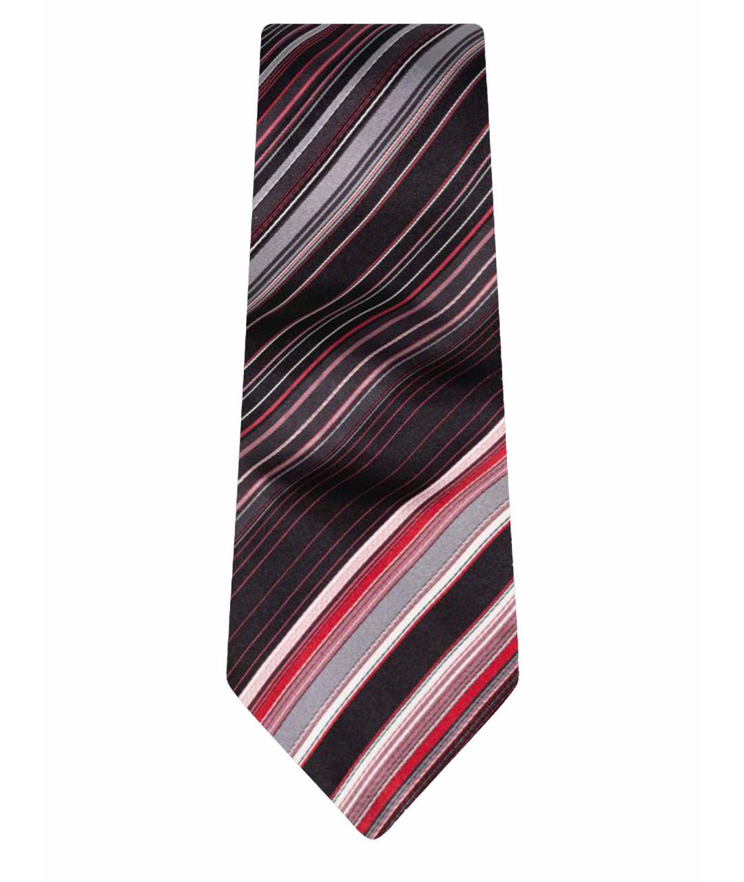 UOMO COLLEZIONI Черный шелковый галстук, фото 1