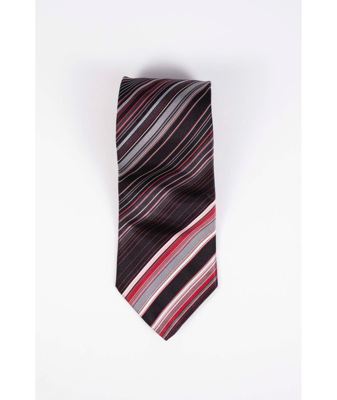 UOMO COLLEZIONI Черный шелковый галстук, фото 6