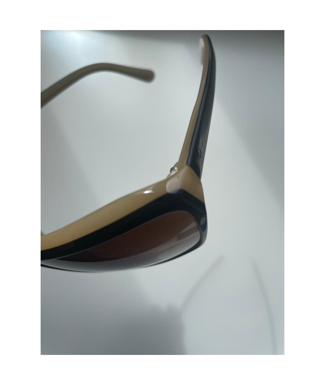 CHANEL PRE-OWNED Мульти пластиковые солнцезащитные очки, фото 7