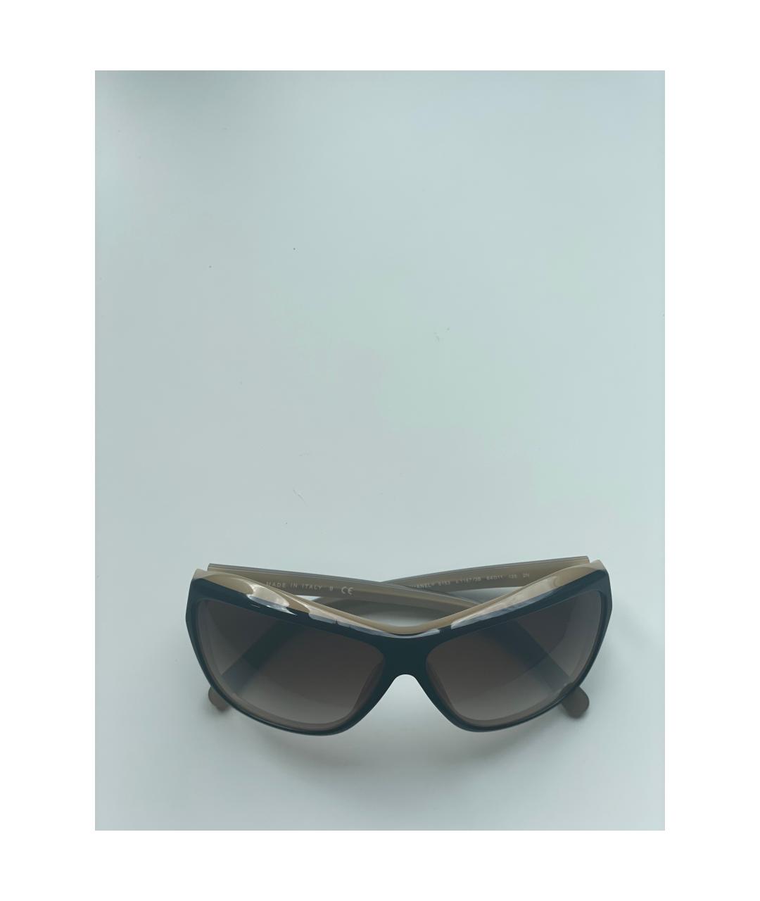 CHANEL PRE-OWNED Мульти пластиковые солнцезащитные очки, фото 9