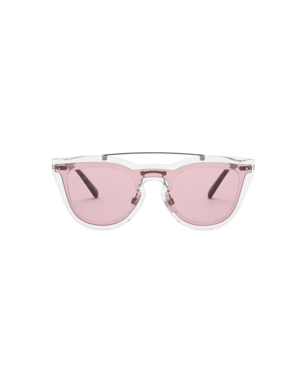 VALENTINO Розовые металлические солнцезащитные очки, фото 1
