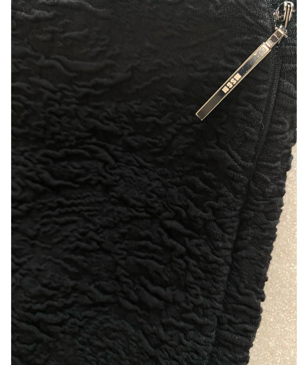 MSGM Черный хлопко-эластановый костюм с брюками, фото 5