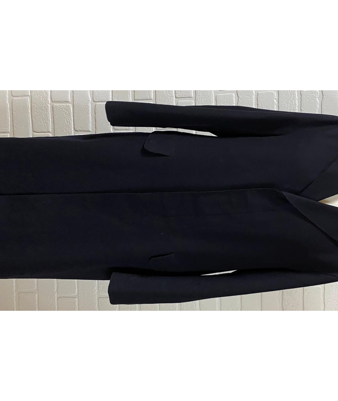 FENDI Темно-синее шерстяное пальто, фото 10