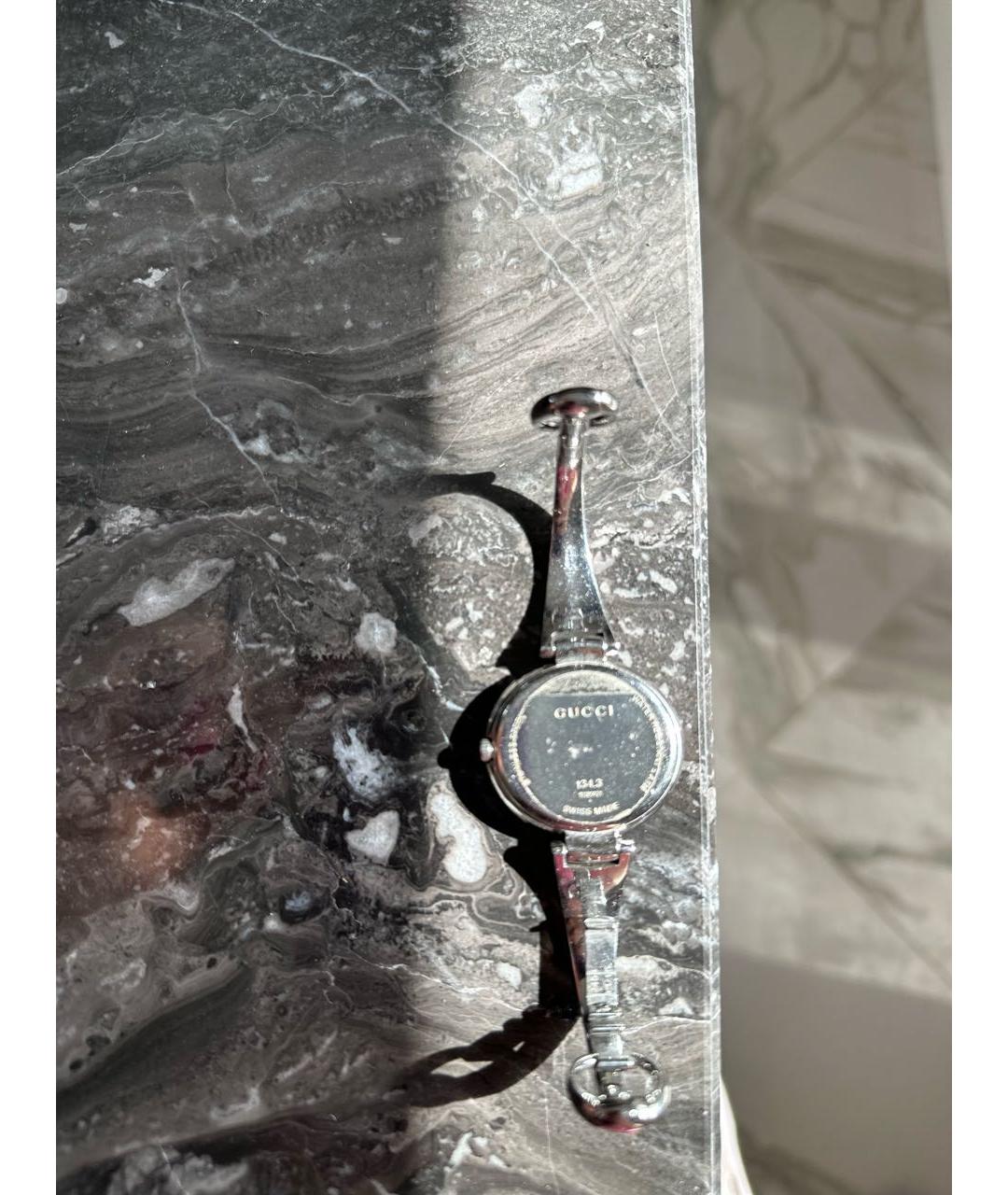 GUCCI Серебряные часы, фото 2