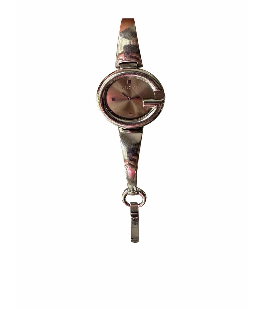 GUCCI Серебряные часы, фото 1