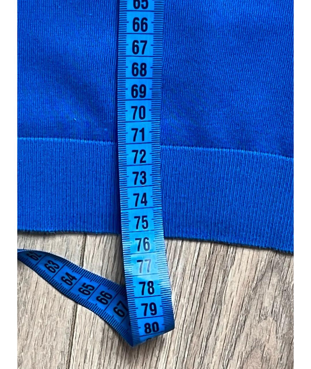 BILLIONAIRE Синее хлопковое поло с коротким рукавом, фото 7