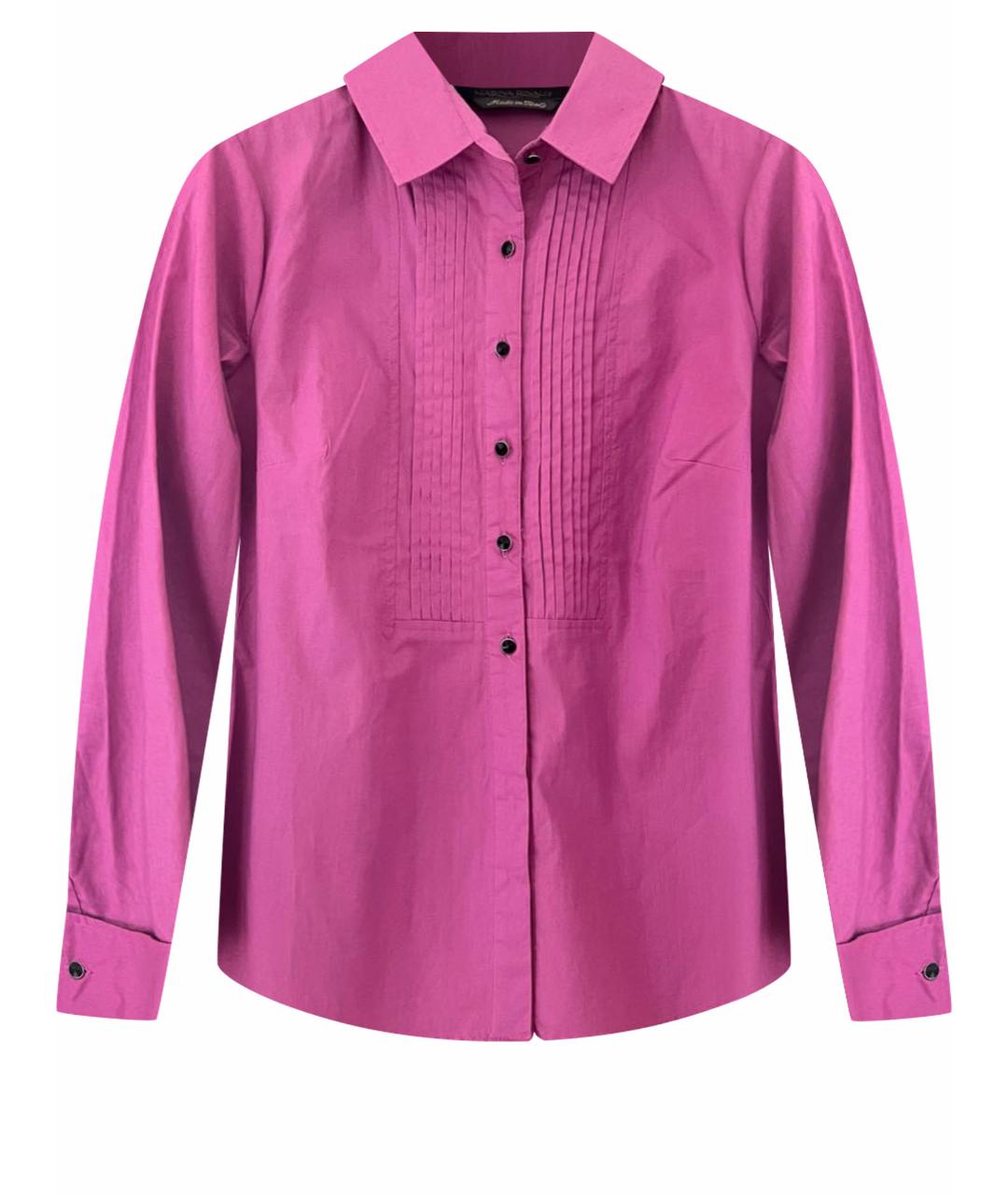 MARINA RINALDI Розовая хлопковая рубашка, фото 1