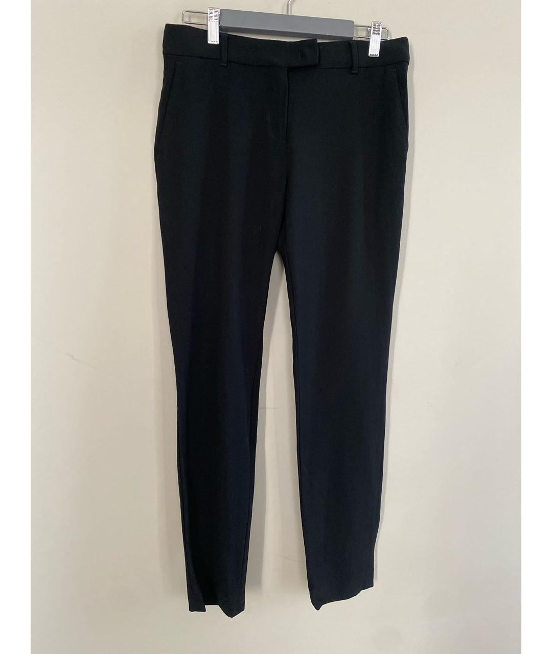 MAX MARA Черные шерстяные брюки узкие, фото 5