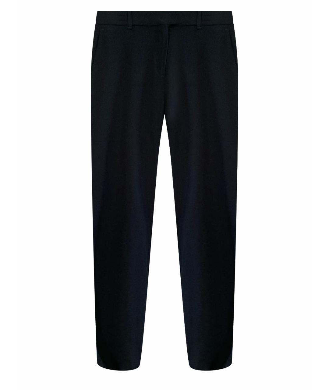 MAX MARA Черные шерстяные брюки узкие, фото 1