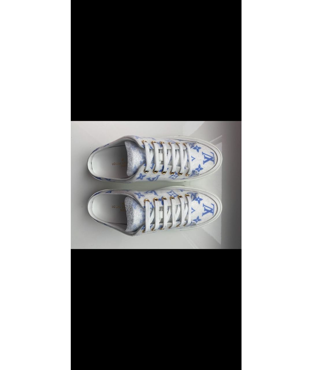 LOUIS VUITTON PRE-OWNED Белые кожаные кроссовки, фото 7