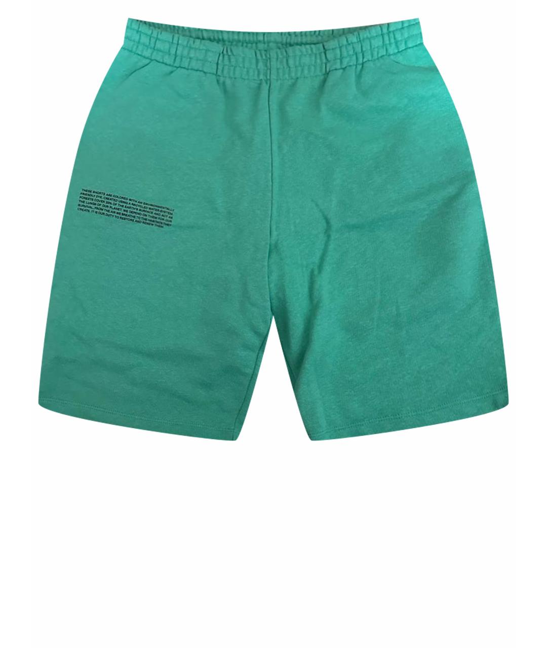 THE PANGAIA Зеленые хлопковые шорты, фото 1