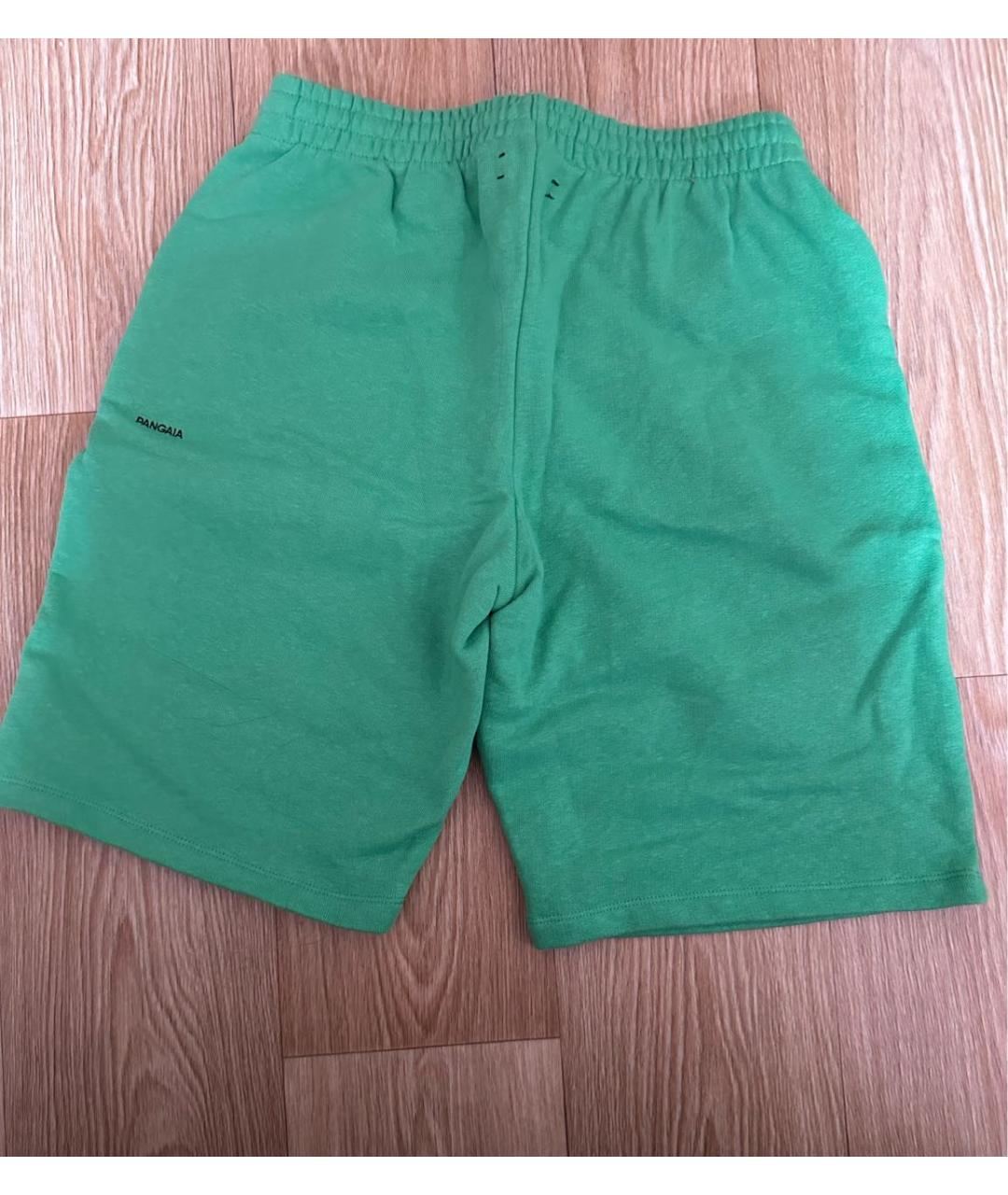 THE PANGAIA Зеленые хлопковые шорты, фото 2