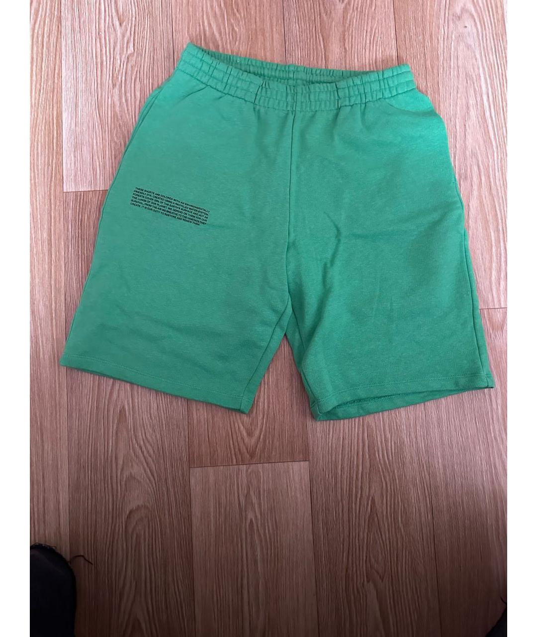 THE PANGAIA Зеленые хлопковые шорты, фото 4