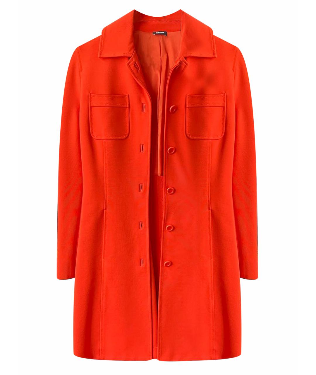 JIL SANDER Оранжевое пальто, фото 1