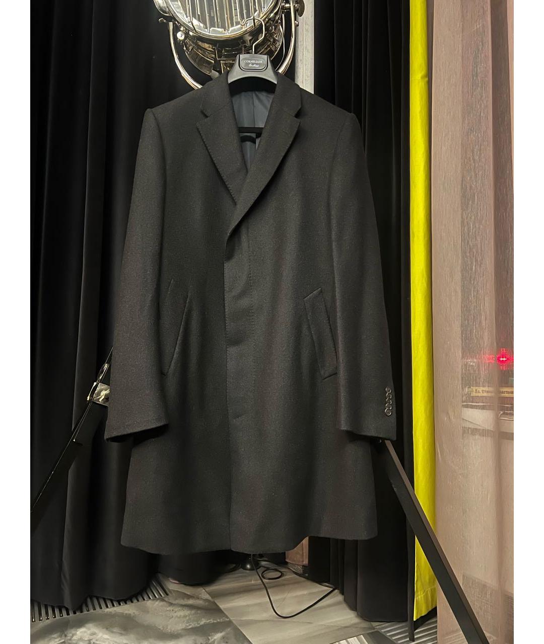 CORNELIANI Черное кашемировое пальто, фото 9