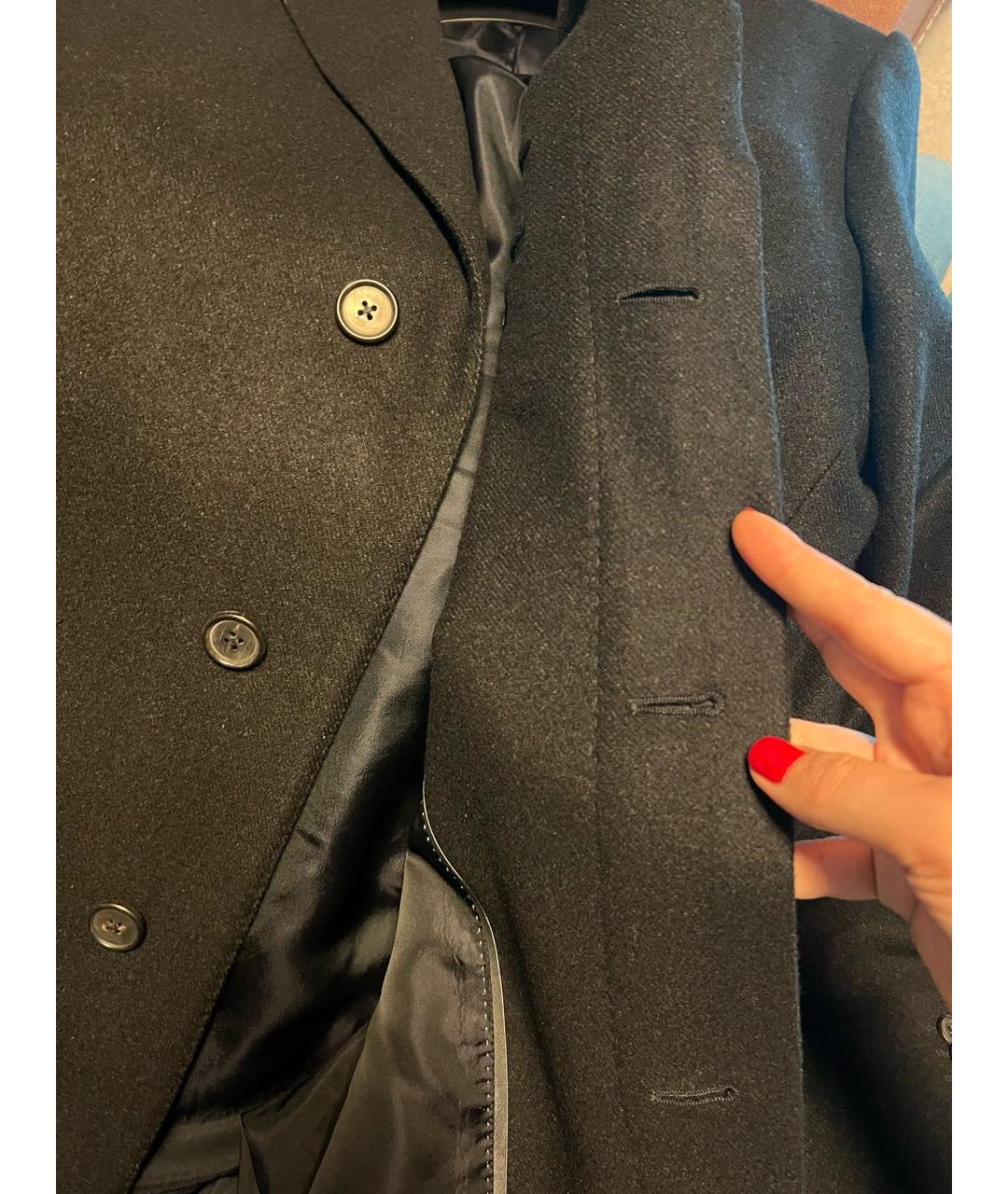 CORNELIANI Черное кашемировое пальто, фото 4