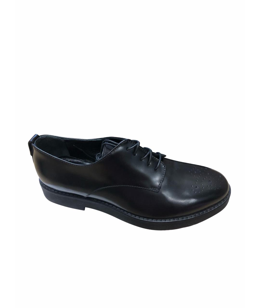 AGL Черные кожаные туфли, фото 1