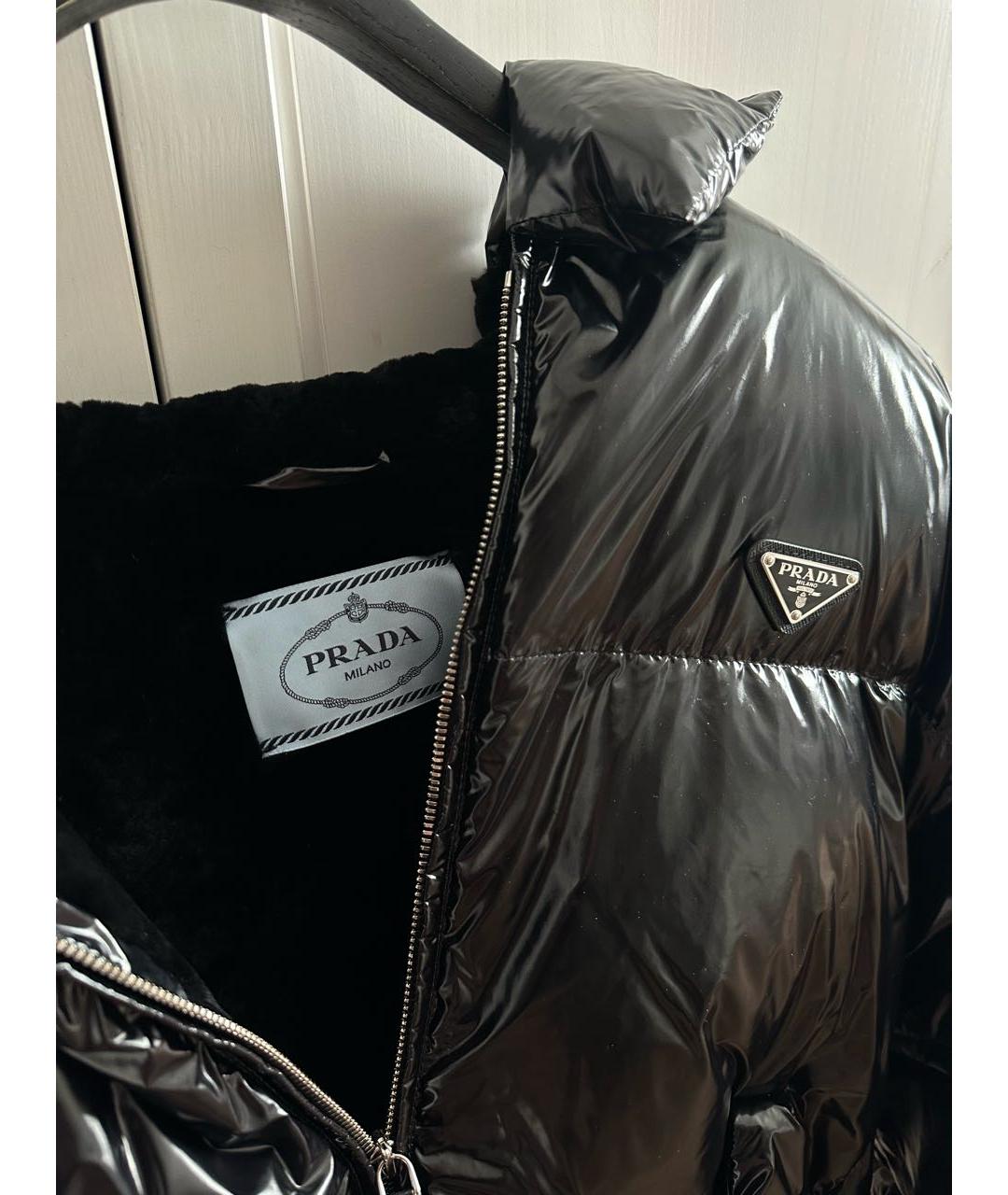 PRADA Черный пуховик, фото 3
