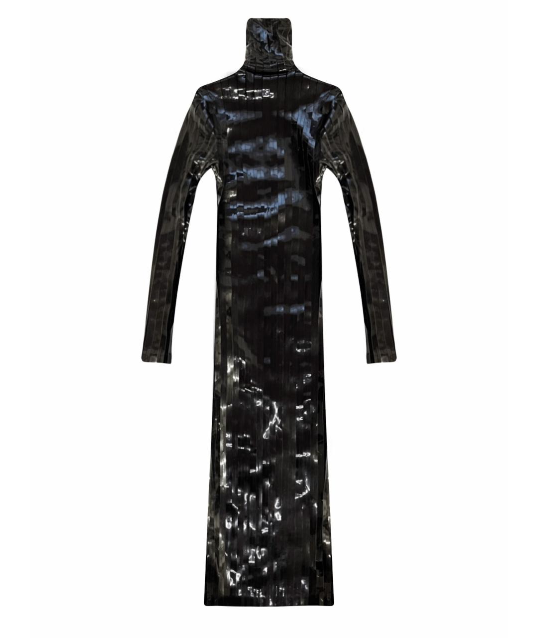 Y/PROJECT Черное полиуретановое вечернее платье, фото 1