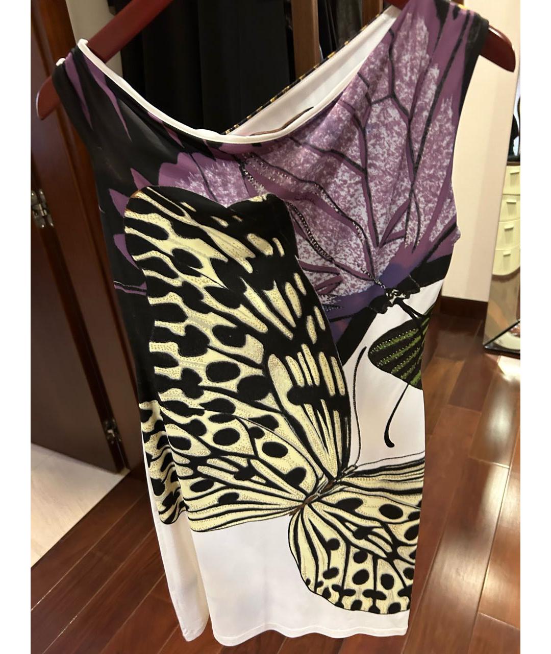 ROBERTO CAVALLI Мульти синтетическое коктейльное платье, фото 2