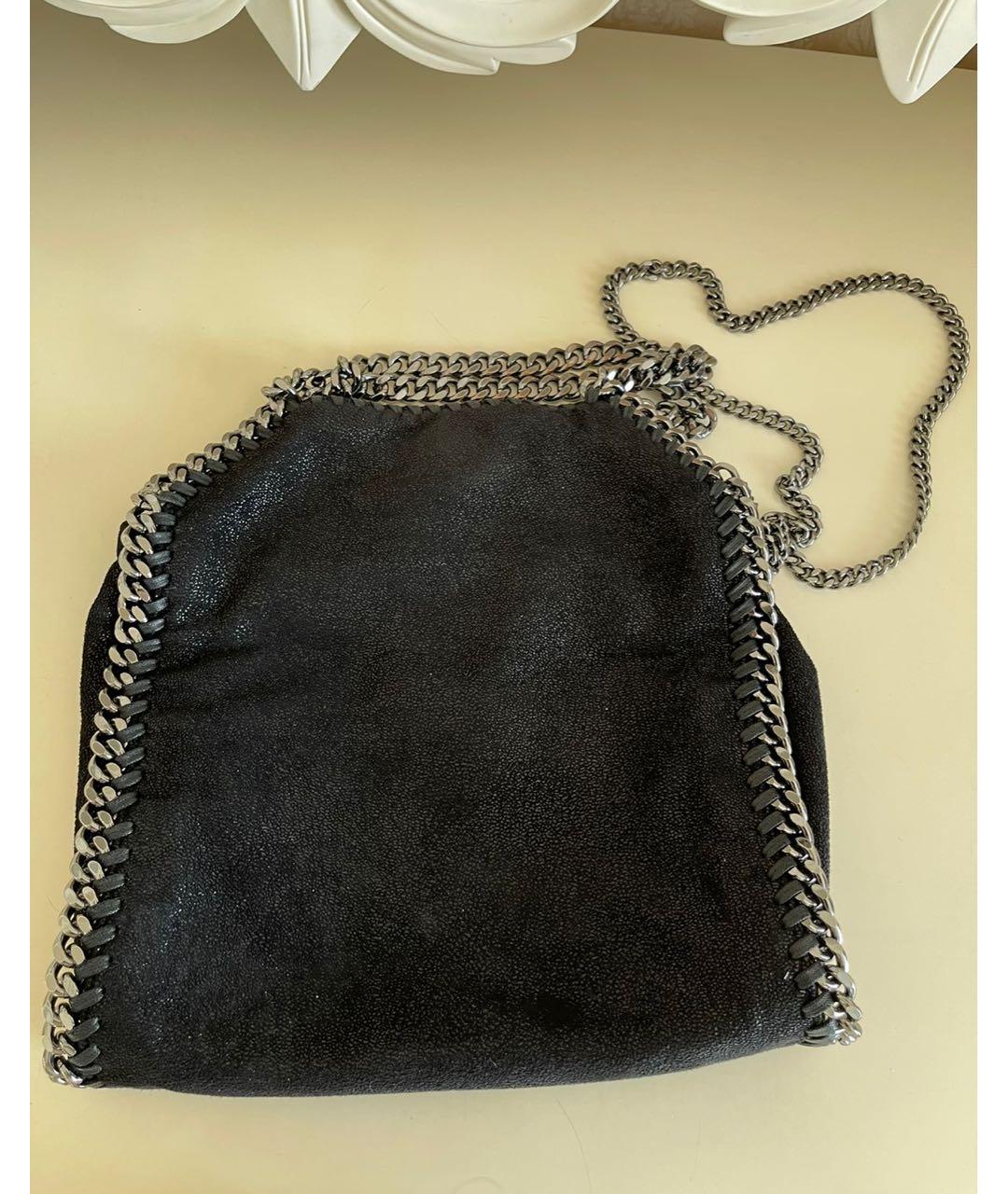 STELLA MCCARTNEY Черная сумка тоут из искусственной кожи, фото 3