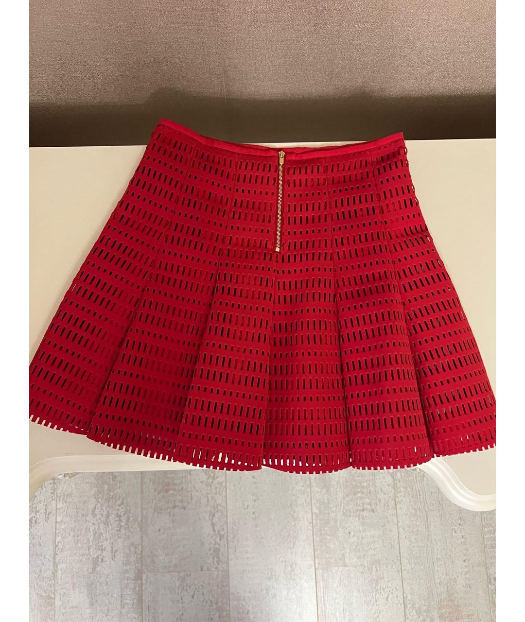 SANDRO Красная юбка миди, фото 2