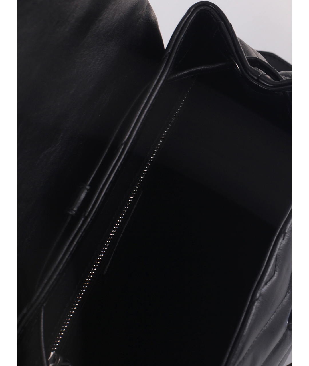 SAINT LAURENT Черный кожаный рюкзак, фото 4
