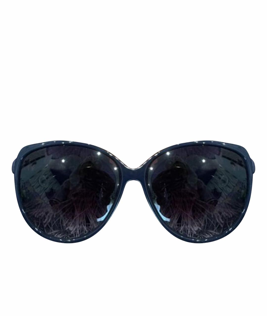 GIANFRANCO FERRE Темно-синие пластиковые солнцезащитные очки, фото 1