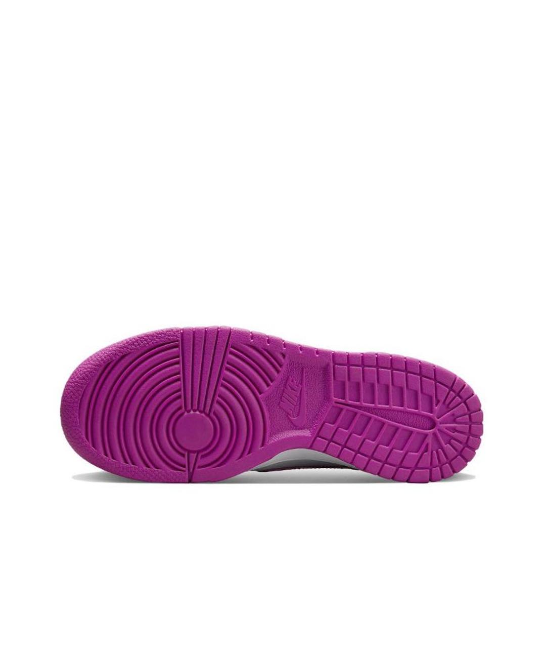 NIKE Фуксия кожаные кроссовки, фото 4