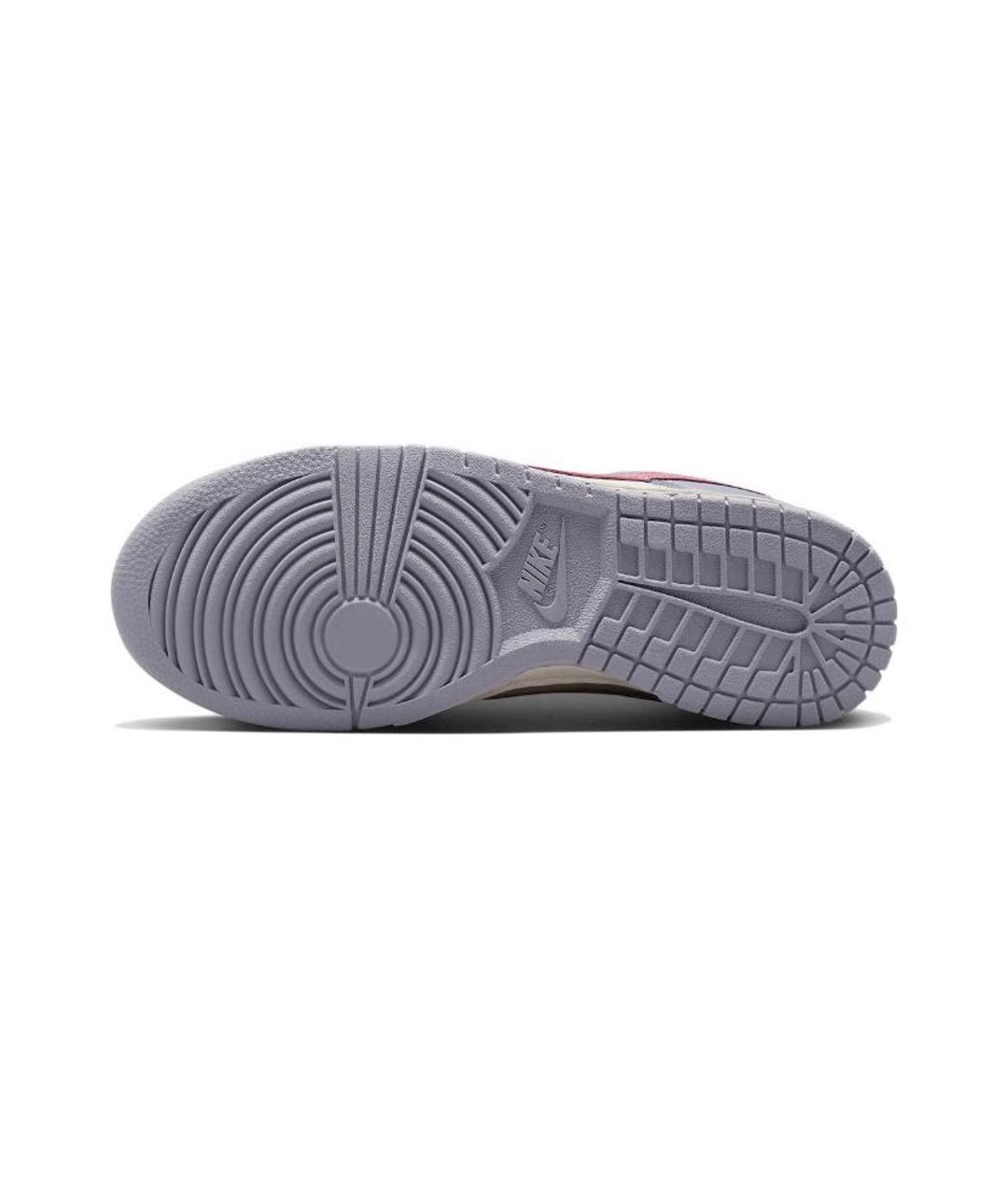 NIKE Фиолетовые кожаные кроссовки, фото 5