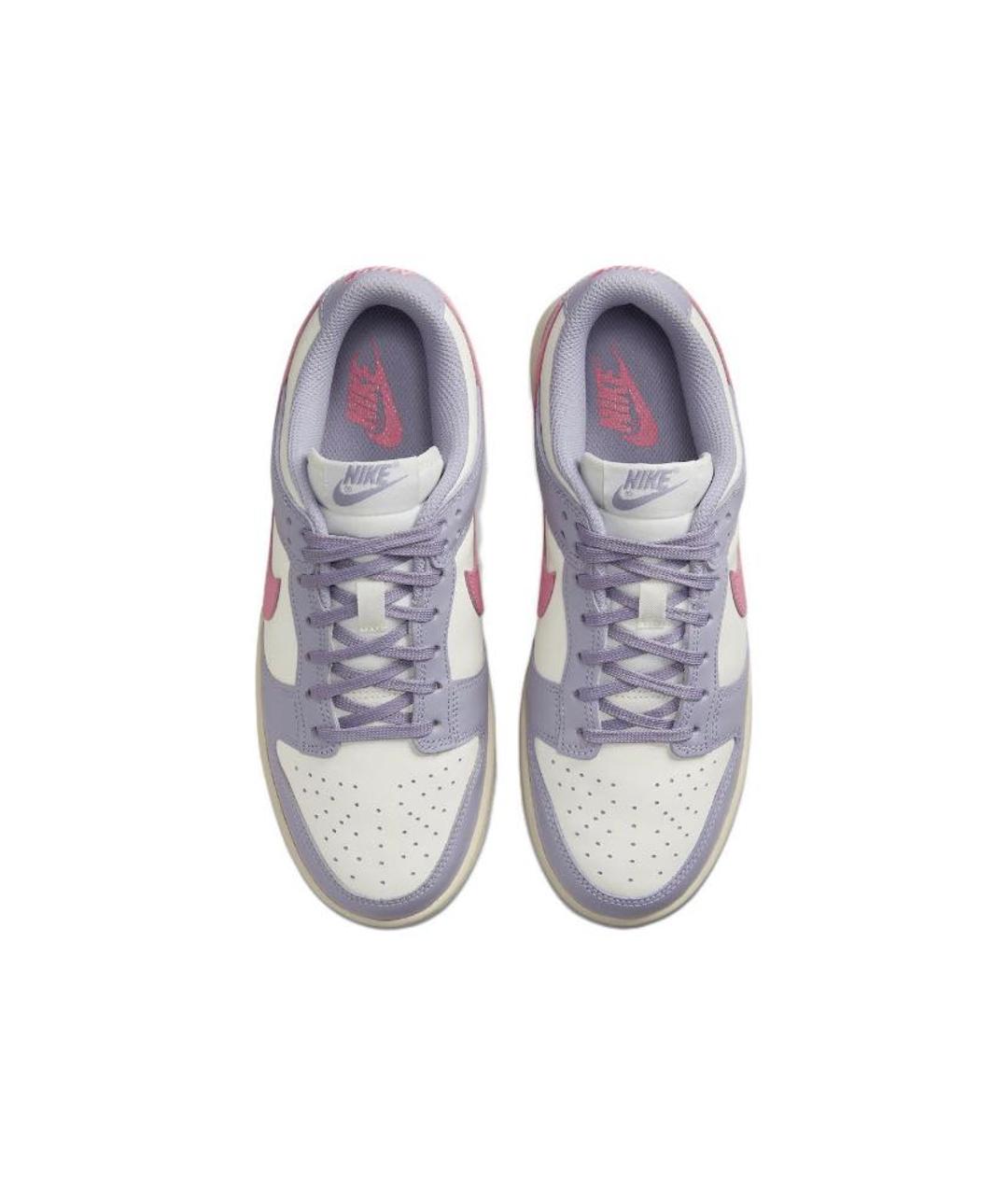 NIKE Фиолетовые кожаные кроссовки, фото 3
