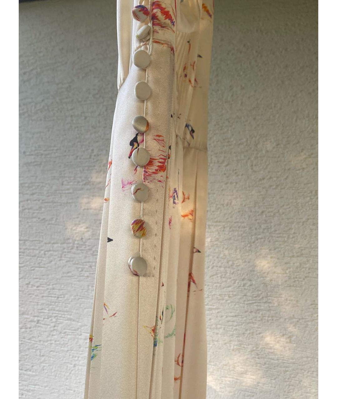 MARC JACOBS Белое шелковое коктейльное платье, фото 6