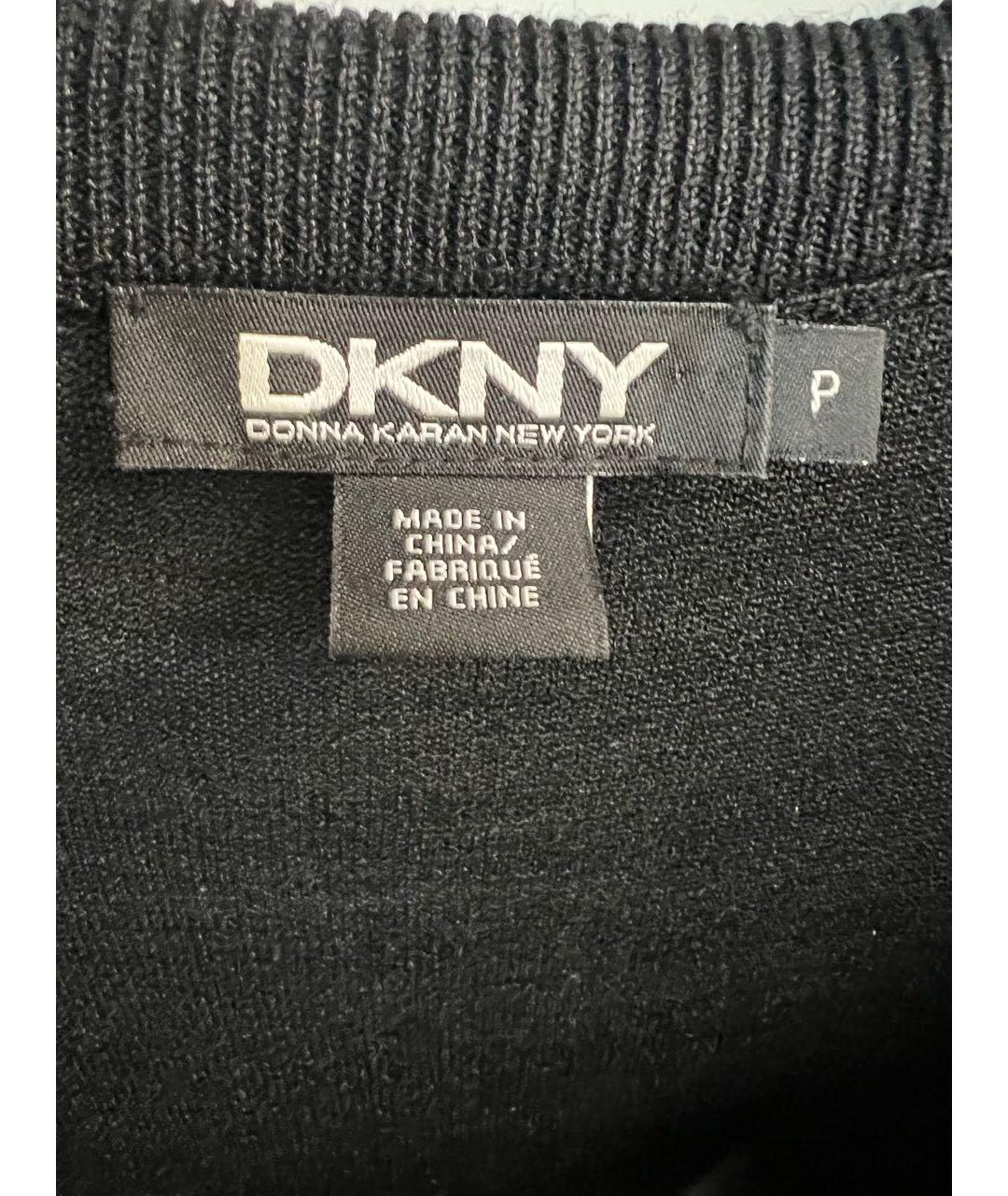 DKNY Черный кардиган, фото 3
