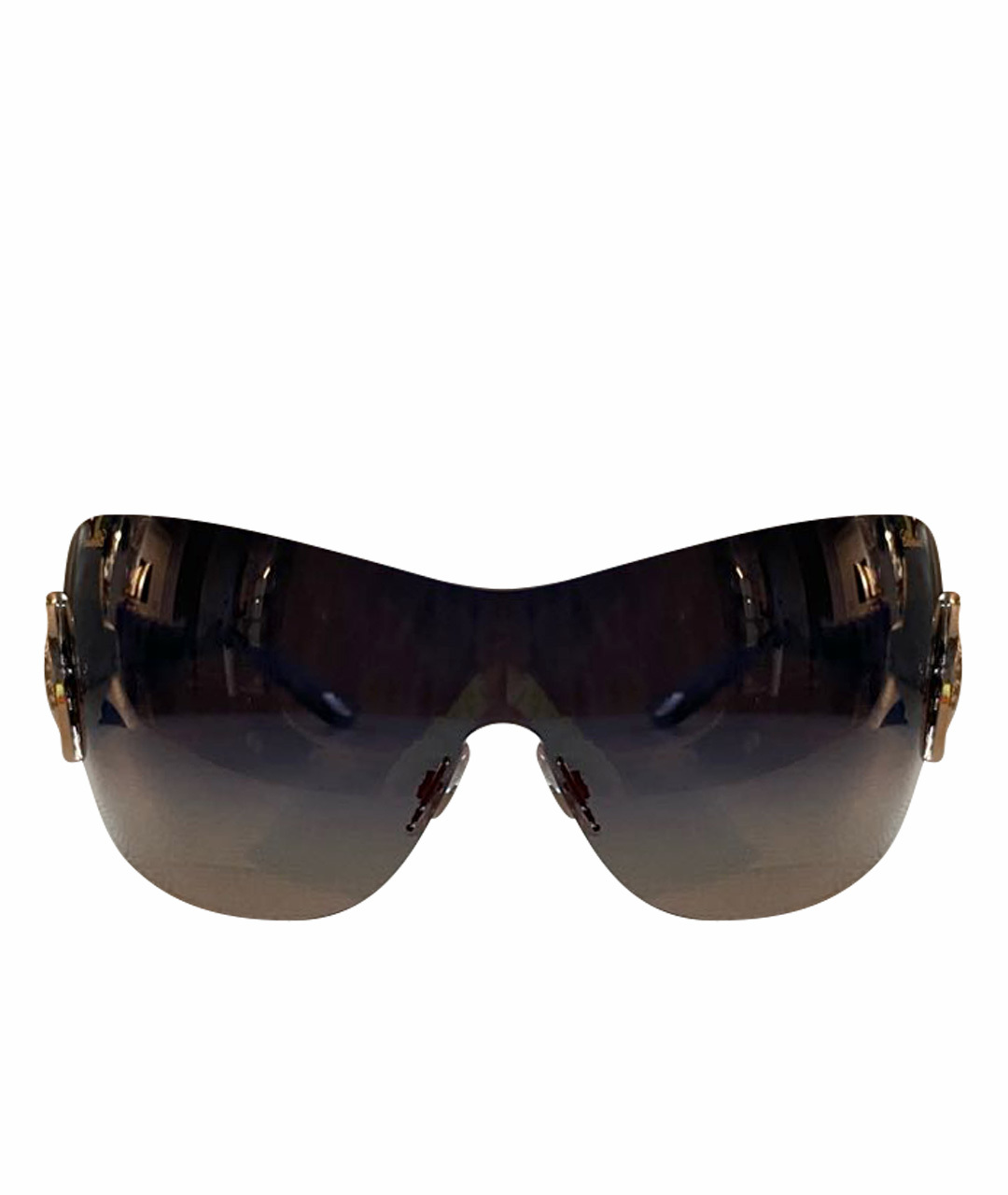 CHOPARD Синие пластиковые солнцезащитные очки, фото 1