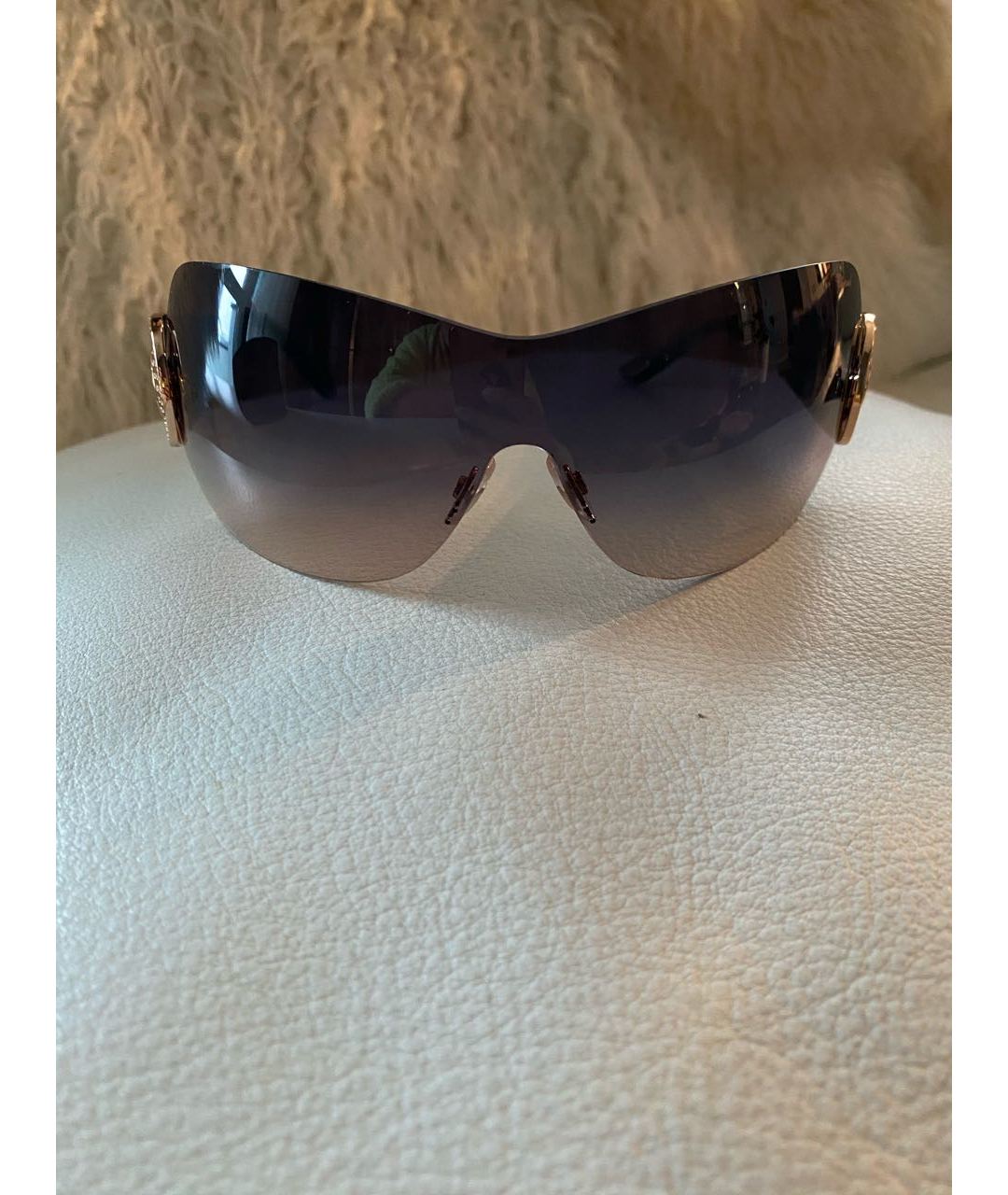 CHOPARD Синие пластиковые солнцезащитные очки, фото 6