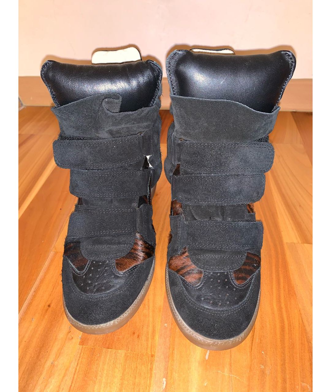 ISABEL MARANT Черные замшевые кроссовки, фото 3