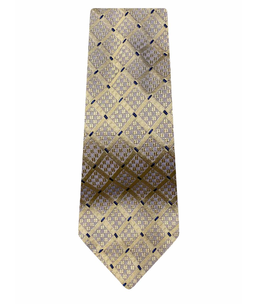 GUY LAROCHE Бежевый шелковый галстук, фото 1