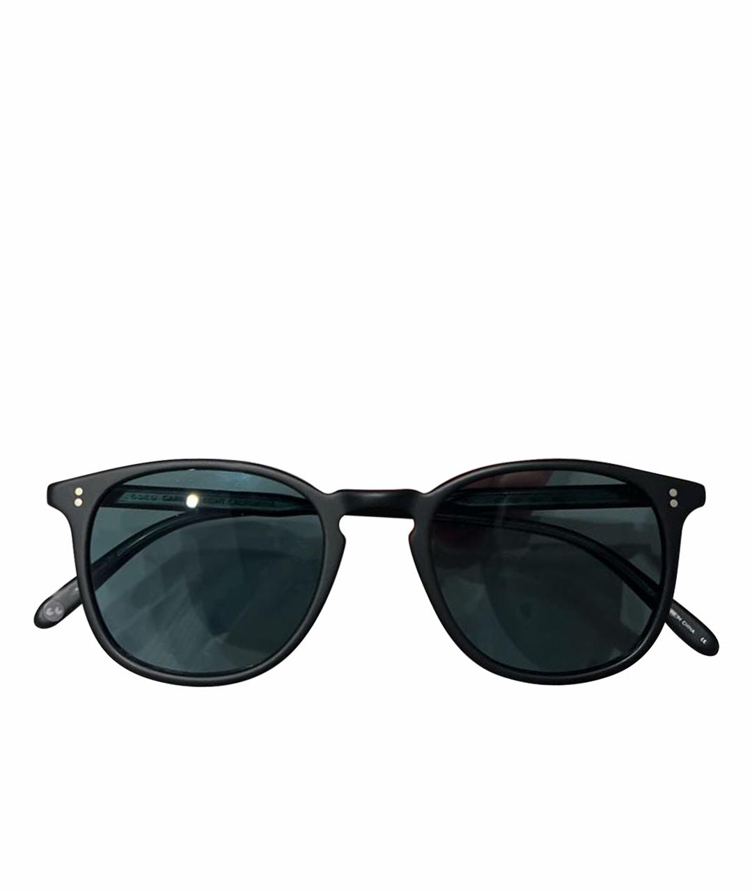 GARRETT LEIGHT Черные солнцезащитные очки, фото 1