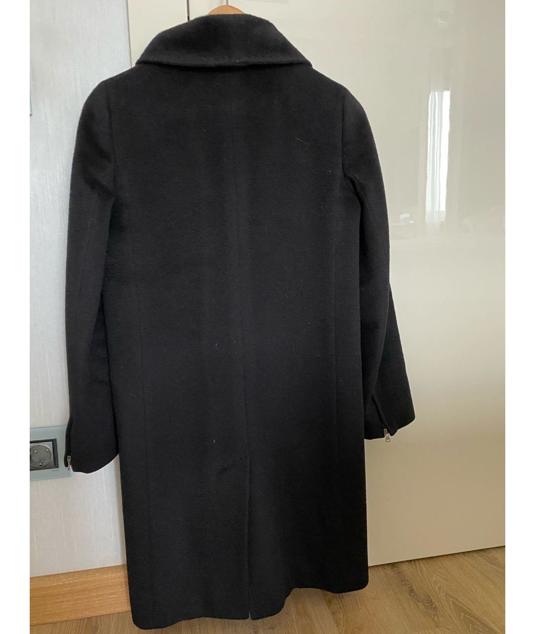 MAX MARA Черное шерстяное пальто, фото 3