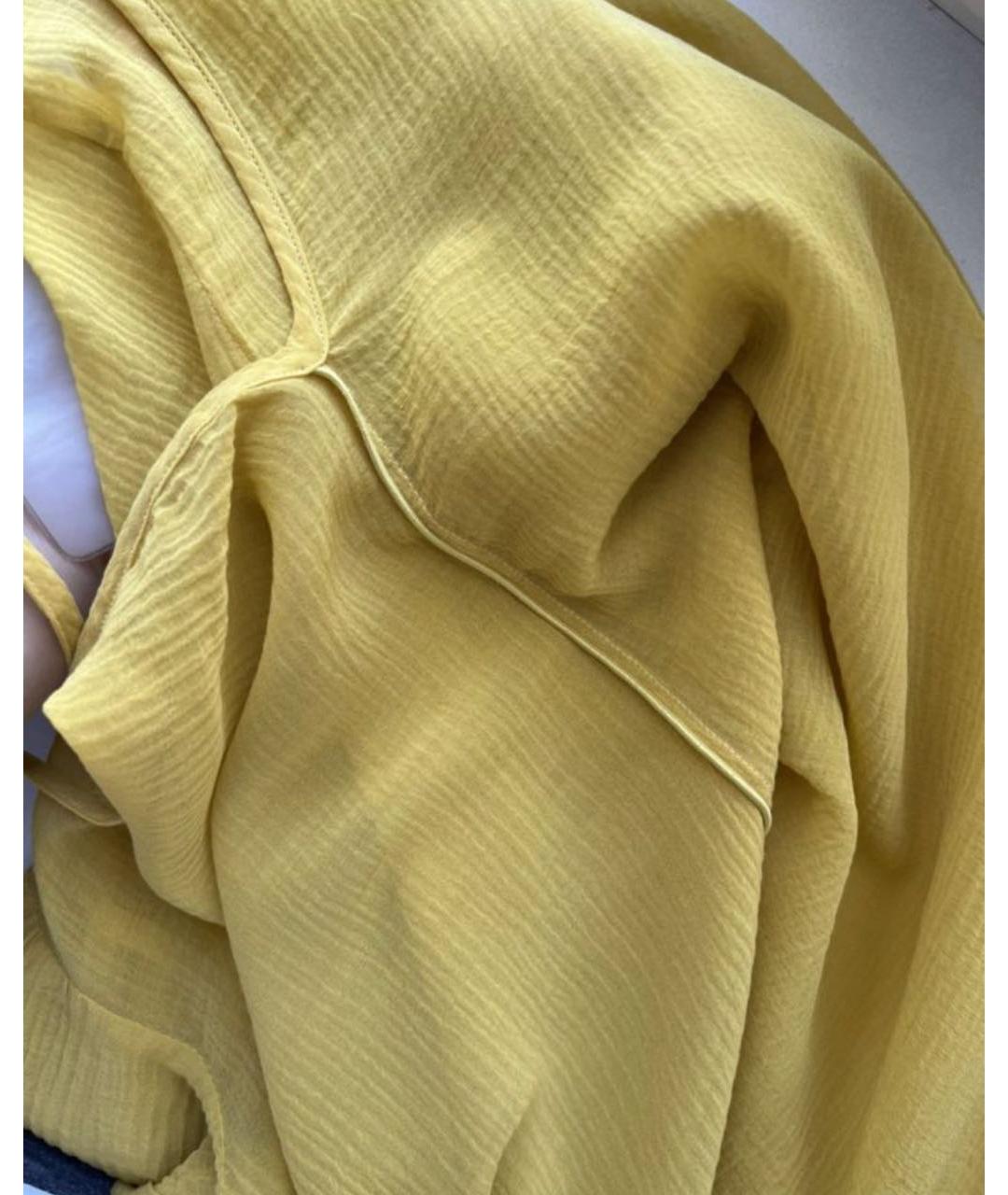 SPORTMAX Желтая блузы, фото 2